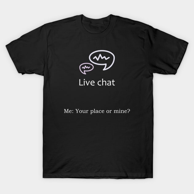 Chat T-Shirt by IconsPopArt